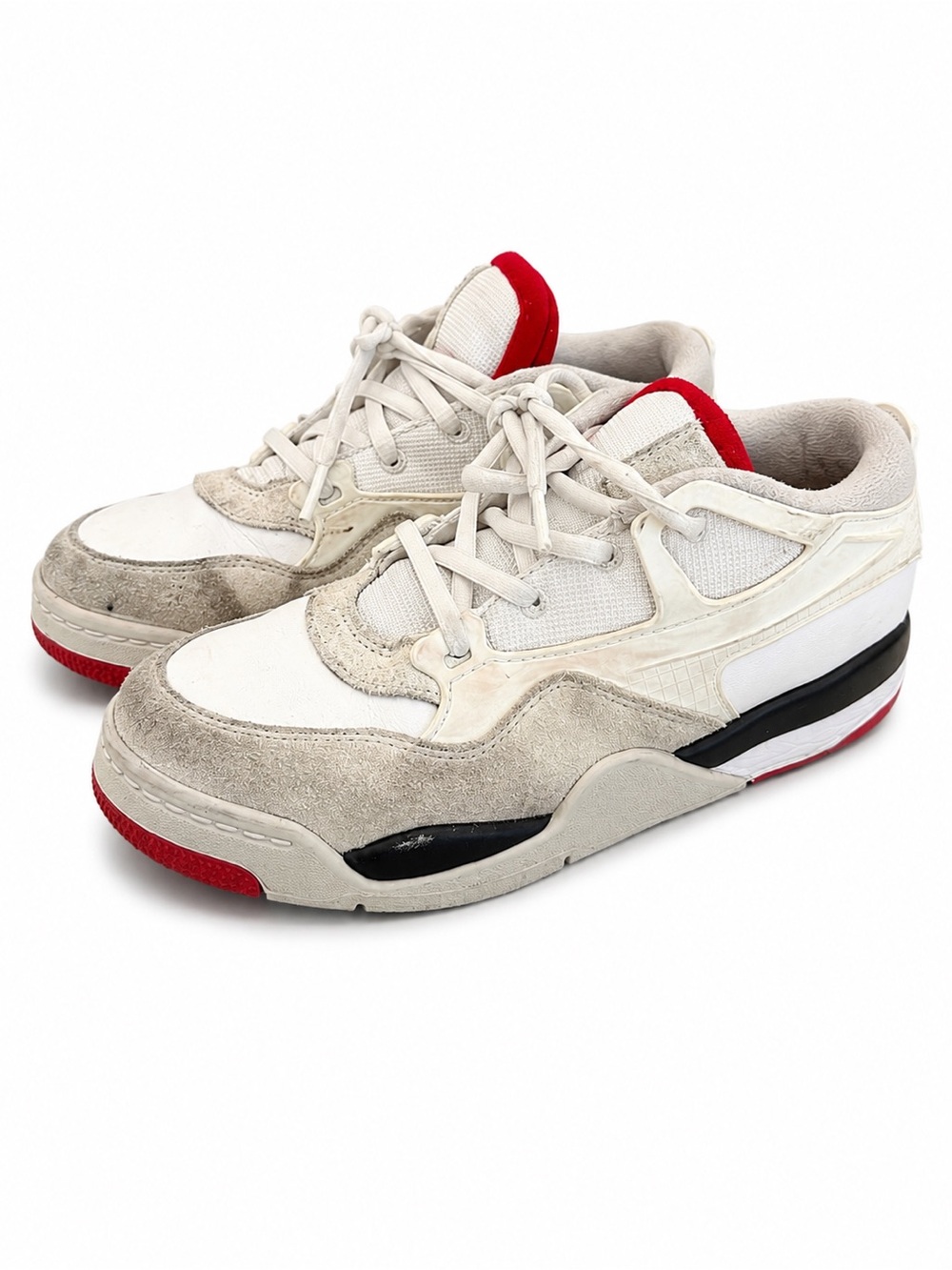Nike Flight Legacy Kids Sneakers White/Red/Black Size 3Y